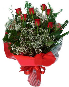 7 kırmızı gül buketi  Giresun çiçek siparişi sitesi 