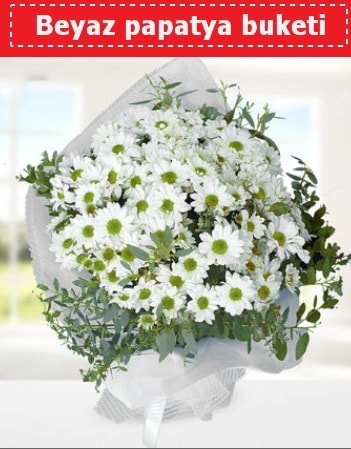 Beyaz Papatya Buketi  Giresun çiçek , çiçekçi , çiçekçilik 